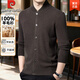 Pierre Cardin high-end men's 100% goat cashmere cardigan autumn and winter new thickened warm sweater sweater jacket gray camel L 170/recommended 115-130Jin Jin equals 0.5 kg