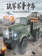 BURJUMAN remote control military truck 24g remote control six-wheel drive truck model Dongfeng No. 1 old Jiefang children's electric vehicle Dongfeng No. 9 standard version 1 set of lithium batteries