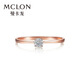 Mancaron 18K gold diamond ring women’s rose gold Everlasting ring birthday gift for girlfriend
