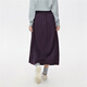 
Giordano big skirt for women with loose pleated pleated half-elastic waist A-line skirt for women 13465867