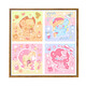 Yonghuan Pony Pony Pony Anthropomorphic Card Digital Painting Digital Peste à la main pour les enfants Coloriage Animation Paint Huile LL13661 20X20CM EN BOIS massif Solide Cadre Inner Paint Acrylique + PEINTURE PEINTURE PROFESSION