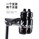 WestBiking Aluminum Water Bottle Cage Conversion Seat Mountain Bike Extension Bracket Double Water Cup Holder Conversion Base Black Double Water Bottle Bracket