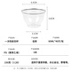 Jiamo aviation cups 40 disposable tea cups 60ML plastic thickened small wine cups transparent trial tea and drinking cups
