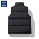 GENIOLAMODE品牌马甲男秋冬季外套男纯色立领坎肩保暖背心休闲棉服外套