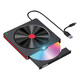 UNIS JVD1805 USB multi-function external optical drive DVD burner external optical drive supports notebook/desktop/all-in-one/Apple computers/domestic systems