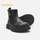Balabala children's shoes children's boots Martin boots girls 2025 new autumn and winter short boots zipper versatile shoes 208425141023