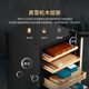 Bacchus cigar cabinet with humidity control constant temperature and humidity humidifier mini small household solid wood cedar wood alcohol maintenance naked maintenance red wine cigar maintenance energy saving silent air cooling 5th generation constant temperature and humidity + side light (1 naked maintenance + 2 box maintenance) 25L