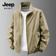JEEP SPIRIT Jacket Men's Light Business Jacket Men's Casual Versatile Outerwear Men's 2499 Dark Gray XL