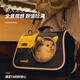 JCZS German brand pet bag cat backpack Teddy outing cat cage dog bag cat bag cat school bag portable breathable space bag-Hanhan Bear 40*27*27CM
