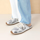 Charles/Keith25 Autumn New Product Fashion Fashion Sports Semy-Trail Casual Training Zapatos CK1-71960026 Silver Silver 39 (250)
