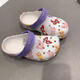 Crocs (CROCS) classic butterfly print children's shoes for boys and girls Clog211255-0WV chalk color 33/34