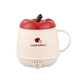 Le Stew Health Kettle Hot Milk Cup Hot Milk Artifact Health Cup Electric Boiling Cup Electric Heating Cup Portable Kettle Office Small One-person Boiling Cup Electric Stewing Cup 0.5L Hot Milk Cup-Ceramic Glaze Available in Dormitories