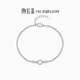 Chao Acer PT950 Platinum Bracelet Women's Disco Beads Birthday Gift Price Platinum Small Sugar Cube About 5.2g