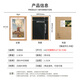 Aimohua A4 photo frame table frame hollow photo frame three-dimensional specimen framed three-dimensional diy hand-painted display log color