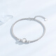 Chao Acer PT950 Platinum Bracelet Women's Disco Beads Birthday Gift Price Platinum Small Sugar Cube About 5.2g