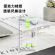 Deli professional level high-precision leveling ruler small acrylic balance ruler transparent level mini level 100mm acrylic DL291100
