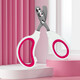 Pengyi Cat Nail Clippers for Beginners, Special for Pets, Dogs and Cats, Pet Nail Clippers, Special Scissors for Pets to Cut Nails, Double Hole Cat Nail Clippers - Pink - 1 pc.