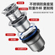 Dezhong kitchen sink drain pipe, anti-odor, anti-scalding, space-saving sink drain pipe complete set, double-slot accessories, anti-blocking drain pipe D13