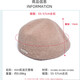 Autumn and winter hat women's retro British style progressive hat painter hat internet celebrity versatile two-wear beret fashionable beret hat 8306-coffee one size 55-58cm