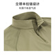 Mr. Bu stand collar half-tight grinding long-sleeved T-shirt 2025 autumn new color top men's BT16861 wheat straw green S __165