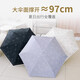 WPC.WPC Parasol klein und tragbar für Frauen mit hochwertigem Haken-Sonnenschutz Sonnenschutz mit Regen Doppelzweck Vinyl Sonnenschutz [Perlreihe] -White 801-15924-102of