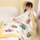 Langsha (langsha) thickened milk velvet children's blanket newborn baby quilt primary school student nap blanket kindergarten nap blanket Happy Fleet Class A mother and baby grade double-sided milk velvet antibacterial and anti-mite 100*120cm soft and skin-friendly warm upgrade