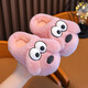 Tianmiaomiao children's cotton slippers autumn and winter boys and girls indoor non-slip plush slippers home warm cotton shoes indoor plush slippers children's warm cotton slippers gray velvet thickened model 28-29 size recommended 4-5 years old shoe inner length 17cm