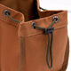 Bucket Boss 4-Pocket Parachute Bag with Flap Fit Brown