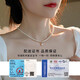 Chow Tai Fook Freshwater Pearl Necklace Women's Pendant Young Style Chinese Valentine's Day Birthday Gift Gift Box Beautiful Rose Galaxy Falling Pearl Necklace