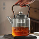 Gaoming teapot large-capacity teapot thickened high temperature resistant high borosilicate glass boiling teapot electric ceramic stove boiling kettle Mobing kettle 2200ml