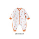 YEEHOO baby sleeping bag thick quilted bamboo cotton antibacterial anti-cold split-leg children's sleeping bag autumn and winter empty mountain autumn *L size