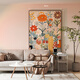 FACAI modern simple Nordic floral art hotel living room restaurant entrance decorative painting bedroom mural vertical version hanging painting