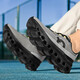 
[Same model for Angjia] Carbon board running shoes shock-absorbing men's trendy breathable mesh lightweight outdoor anti-odor sneakers dark gray-black-Shuai Le 9912 43