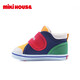 MIKIHOUSE toddler shoes for boys and girls, classic LOGO toddler shoes, infant and toddler sneakers, wear-resistant, non-slip, multi-color, stable period 14, second section (suitable for feet 13.5cm long)