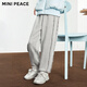 MiniPeace太平鸟童装冬新针织长裤FBGHE4E97 静谧灰 130