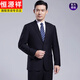 Hengyuanxiang high-end suit suit for middle-aged men, business formal wear, large size professional workwear, banquet wedding dress, father's wear new style, navy blue two buttons 165A recommended weight 105-115Jin Jin equals 0.5 kg
