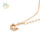 Chow Sang Sang 18K Rose Gold Mint Series Unicorn Colored Gold Necklace for Women 92256N Pricing
