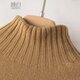 Late White New Product 2025 Winter Fashion Casual Sweater Temperament Turtleneck Solid Color Wool Sweater Women Camel S
