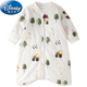 Disney (Disney) Spring and Autumn Baby Sleeping Bag Children's Winter Anti-Kick Quilt Warm Pajamas for Men and Women Baby Padded Jumpsuit Pure Cotton Nightgown Dandelion Warm Thin Cotton Sleeping Bag 110cm