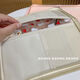 Serie de fresa linda japonesa Mifei Rabbit Hand Cuenta Bag PVC Pasaporte Transparente Bolsa Bill Bolsa de almacenamiento Rosa