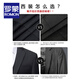 ROMON high-end customized suit suit men's slim coat groom wedding dress business formal casual small suit for men black two-button suit + pants + shirt + vest + gifts XL