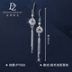 Duozun pt950 genuine platinum earrings for women, long coin tassel ear hooks, platinum earrings, new earrings for gifts, coin tassel ear hooks, 3.79 g, one pair
