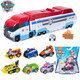 UOSO toy car alloy Captain Ryder Patrol Car Mini Patrol Car Set Dog Team Children's Birthday Gift 16785 Transformation Rescue Bus