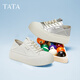 Tata Casual Dicke Sohle Schuhe Frauenschuhe 2025 Sommer CT701BM5 Weiß 38