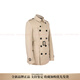 Burberry (BURBERRY) double-breasted belted short trench coat for men, light khaki New Year gift, light khaki, one size fits all 48