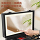 Vipero cosmetic bag with mirror and light and makeup artist makeup box mirror with light 2025 new hand large LED large capacity mirror makeup box
