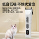 Pet hair clipper, silent, safe and non-irritating, ceramic head, long lasting, free delivery D9 R-type rounded corner head + standard accessories