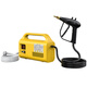 SMAYDA high temperature and high pressure steam cleaner, household kitchen range hood cleaning artifact, multi-functional commercial car washing machine, automatic spray gun, yellow, luxury equipment - start and stop + rich accessories