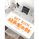 Original ancient style text mouse pad super large wrist guard simple computer desk desktop pad custom learning desk mat 16856 rich and free 600x300mm x 2mm