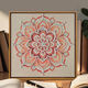 
Handmade crafts by yourself, Chinese style Songjin pearl painting DIY materials package Mother's Day event handmade LL13571 [full color spray painting] send some drill pen 40*40cm thick solid wood inner frame + beautiful outer frame